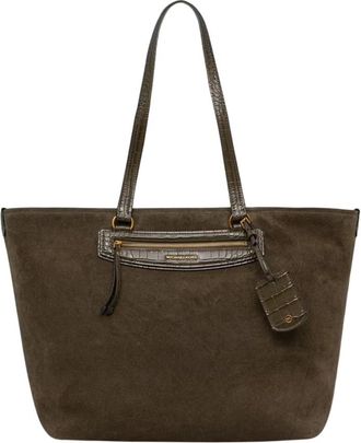 Michael Kors Bolso Tote Extra Grande de Ante Jet Set Travel - Bags - Mujer - Verde - ONE SIZE
