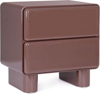BIZZOTTO Comodino 2 Cassetti Otilia Brick