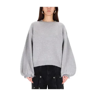 Rotate Rotate Birger Christensen - Sweatshirts - Dames - Sweatshirts & Hoodies - Grijs - Maat: M Wol