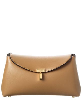 Toteme Toteme T Lock Mini Leather Clutch