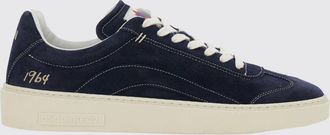 Dsquared2 Sneakers basse in pelle di vitello scamosciata con logo laterale