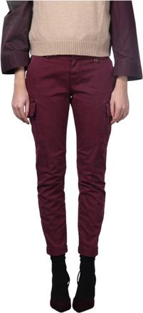 Mason's Chile City Cargo Broek - Dames - Slim Fit Broeken - Rood - 2XS - Katoen - Broeken