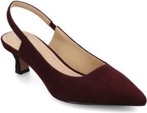Journee Collection Paulina Slingback Pump in Oxblood at Nordstrom Rack, Size 11