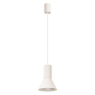 Sollux Lighting L&aacute;mpara colgante beige acero/aluminio alt. 120 cm