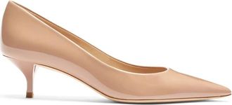 Stuart Weitzman Stuart Power 50 - Dames - Pumps - Beige - 40 EU - Schoenen