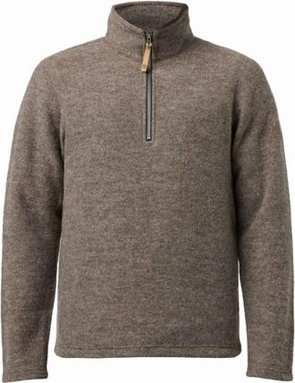 Ivanhoe of Sweden Brodal Half Zip Wollpullover f&uuml;r Herren | braun