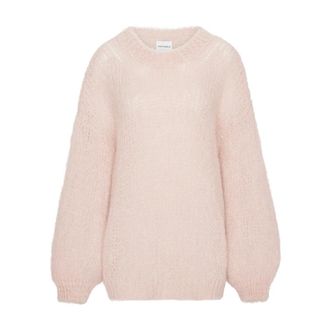 Americandreams Pepper Ronde Hals Pullover - Dames - Ronde hals truien - Roze - ONE Size - Wol - Truien & Vesten