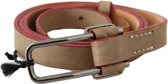 Costume National Fashion Riem - Dames - Riemen - Beige - ONE Size - Leer - Accessoires