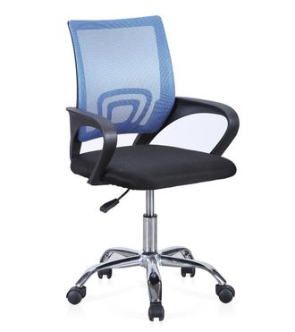Home Heavenly Home Heavenly- Silla Escritorio Juvenil Vera, Silla Escritorio Con Asiento Regulable Con Respaldo En Tejido 3d. Color: Azul
