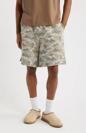 Elwood Pixel Camo Print Fleece Shorts in Digi Camo at Nordstrom, Size Xx-Large