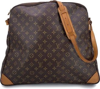 Louis Vuitton Brown Cotton Shoulder Bag (Authentic Pre-Loved)