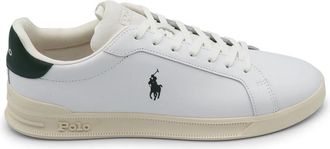 Ralph Lauren Heritage Court II Low-Top Sneakers - Heren - Sneakers - Wit - 40 EU - Leer - Schoenen