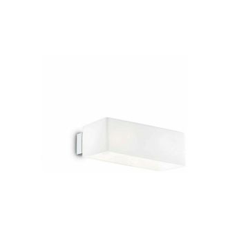 Ideal Lux Lampada da parete box AP2 bianco