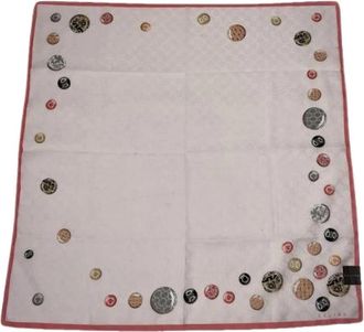 Celine Pre-owned Zijden Sjaal - Dames - Vintage Accessoires - Roze - ONE Size - Vintage