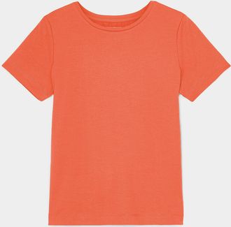 Contemporaine Womens Solid SUPIMA cotton jersey T-shirt