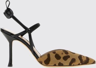 Fendi Slingback Very Colibr&igrave; in cavallino animalier con tacco alto a stiletto