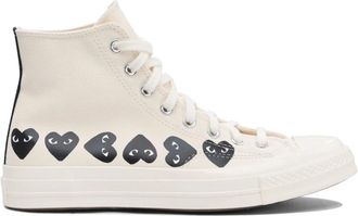 Comme Des Gar&ccedil;ons Witte Sneakers Lichtgewicht Slip-On Stijl - Heren - Sneakers - Wit - 41 EU - Katoen - Schoenen