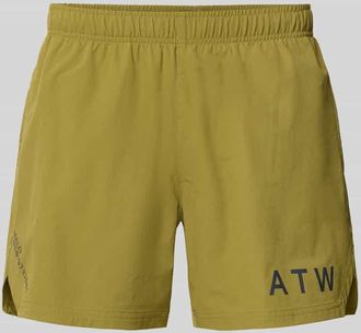 Halo Shorts mit elastischem Bund in Oliv, Gr&ouml;&szlig;e XXL