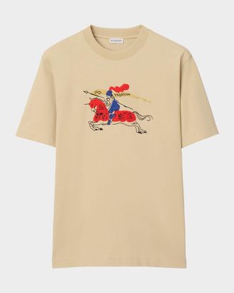Burberry Mens EKD Year of the Horse Cotton T-Shirt