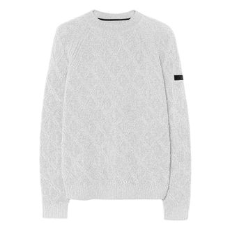 Roberto Ricci Design Maglia Girocollo in Velluto Romboidale - - Knitwear - Uomo - Bianco - S