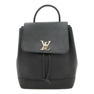 Louis Vuitton Pre-owned Vintage Rugzak - Dames - Vintage Rugzakken - Zwart - ONE Size - Leer - Vintage