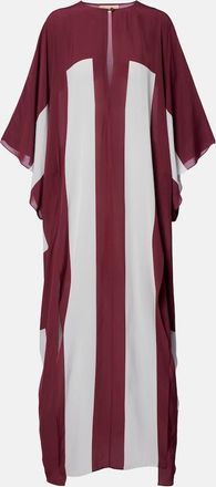 Adriana Degreas Bold Stripes kaftan