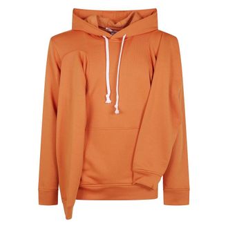 Comme Des Gar&ccedil;ons Hoodies & sweatvesten, Heren, Oranje, L, Sweat Shirt Knit