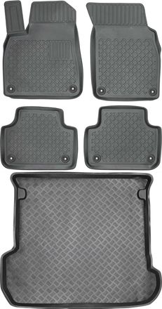 OEM Juego De Alfombrillas Para Coche Y Maletero Para Audi Q7 Ii Suv A Partir De 2015