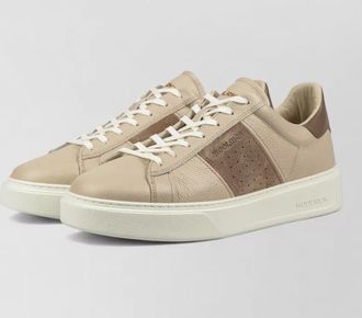 Woolrich suede leather low-top sneakers