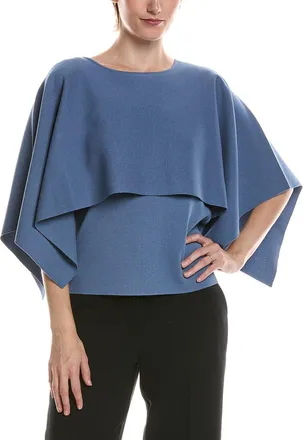 Anne Klein Sweater Cape Top