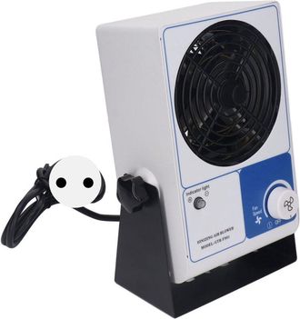 OEM Soplador De Aire Ionizante De Sobremesa, Eliminaci&oacute;n De Polvo Antiest&aacute;tico Industrial, Ventilador Ionizador Esd Ajustable Para L&iacute;neas De Producci&oacute;n, E