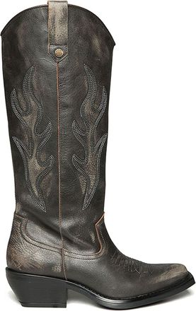 Steve Madden Womens Leather Wessel Boot Browns - Brown - Size UK 4