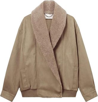 Stella McCartney Faux-shearling-trim Bomber Jacket