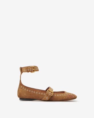 Isabel Marant Ballerines Ylza - Femme - Cognac - Taille 36 - Isabel Marant