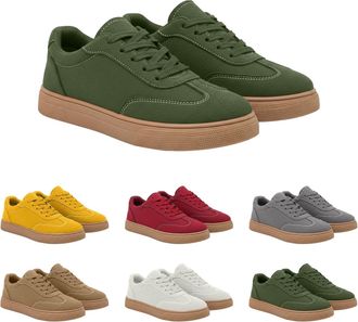 Generic Womens Casual Shoes Comfortable Lace Up Sneakers Low Top Lightweight Walking Shoes Ladies Outdoor Non Slip Sneakers with Memory Foam Insole Size 6.5 A