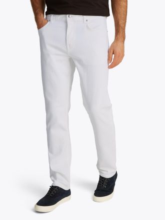 Tommy Hilfiger Straight-Jeans TOMMY HILFIGER STRAIGHT DENTON STR MESA BLUE, Herren, Gr. 30, L&auml;nge 34, weiss (wei&szlig;), Denim/Jeans, Obermaterial: 95% Baumwolle, 3% Elas