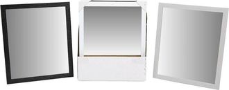 Trade Shop Trade Shop - Specchio Specchiera Rettangolare Con Cornice Decorata In Pvc 50 X 60 Cm 219110