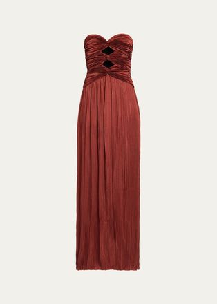 A.L.C. Brynn Strapless Sweetheart Maxi Dress