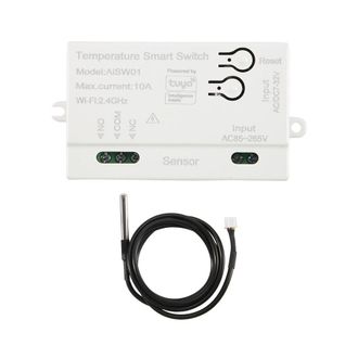 OEM Sensor De Temperatura Inteligente Tuya Wifi 2.4 Ghz Con Sonda De Temperatura De 1m