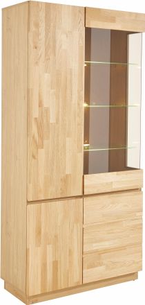HOME AFFAIRE Vitrine Höhe 184 cm, teilmassiv, FSC-zertifiziert