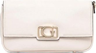 Guess Co Borsa a tracolla Anadela con logo - Bianco