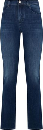 Moorer Skinny Fit Jeans - Dames - Slim Fit Jeans - Blauw - W27 - Katoen - Jeans