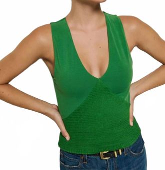Nation Ltd Evalina Tank In Green Lawn