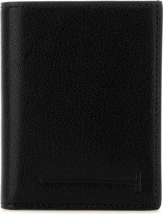 Tom Ford Leren Portemonnee - Heren - Portefeuilles - Zwart - ONE Size - Leer - Accessoires