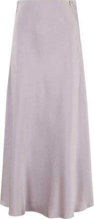Herno Flowing Midi Skirt With Elasticized Waistband