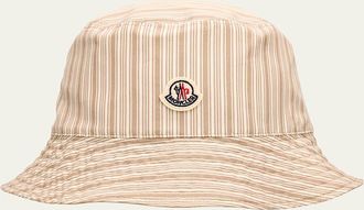 Moncler Mens Stripe Bucket Hat