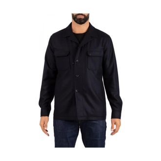 Tagliatore Calvin Jacket - Heren - Zomerjassen - Blauw - S - Leer - Jassen