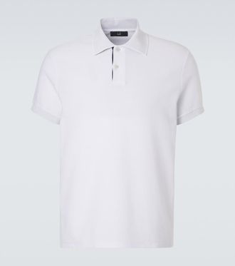 Dunhill Cotton piqu&eacute; polo shirt