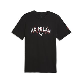 Puma T-shirt AC Milan FtblCulture da uomo, Accessori, Nero, 3XL