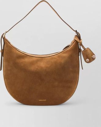 Fabiana Filippi suede hobo shoulder bag
